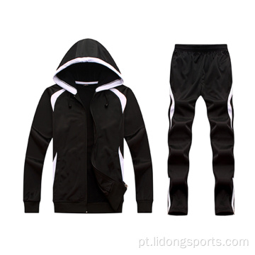 Sport Zip Up Hoodie mais recente Design Plain Tracksuit